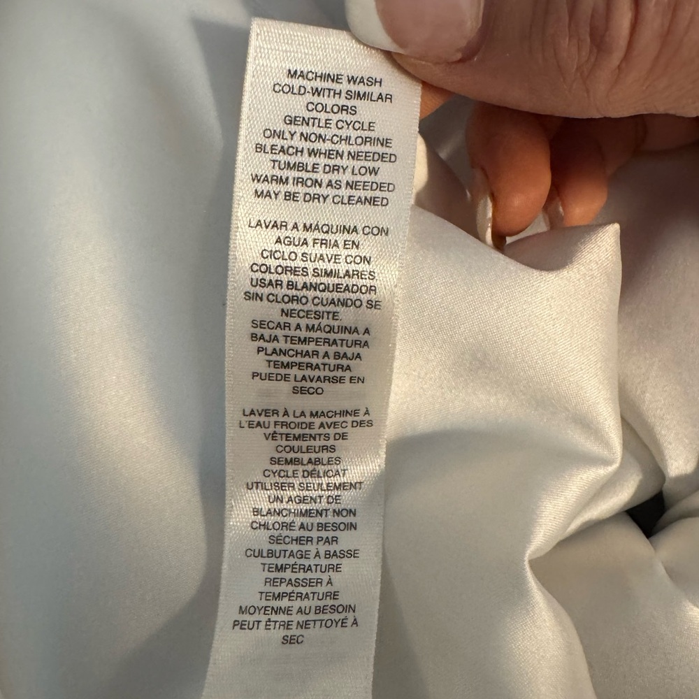 WHBM Tan and White Dress size 4 - Picture 12 of 13